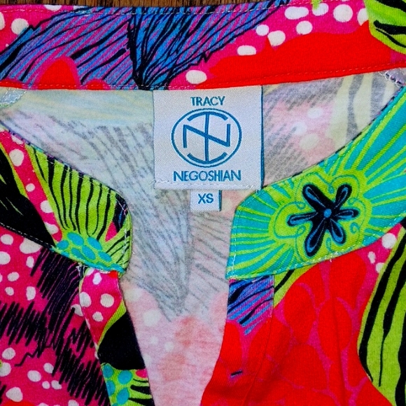 Amazing 100 % cotton tunic  top with sexy split arm opening - Picture 6 of 7